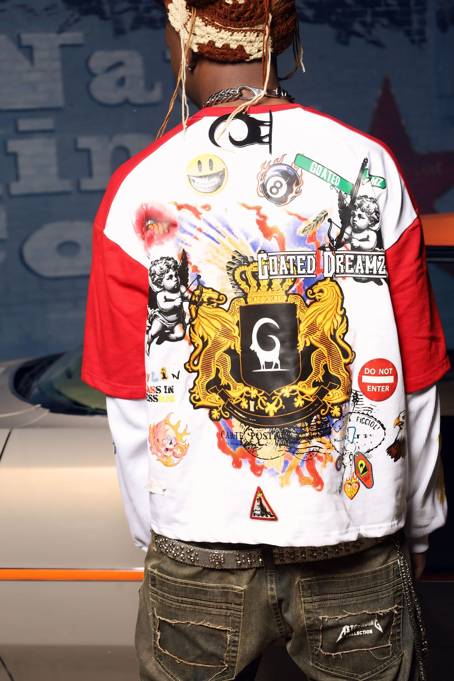 Styling class in session double layer shirt 